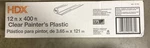 Hdx 12 Ft. 400 0.31 Mil High Density Painters Plastic Sheeting New. Price: $23.97.