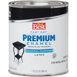 203286D Fast Dry Acrylic Latex Gloss Premium Enamel, Black, 1 Qt. New. Price: $46.35.