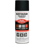 Rust-oleum Industrial 1600 System General Purpose Enamel Aerosol Semiflat Black New. Price: $85.50.