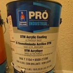 Sherwin Williams Pro Industrial Dtm Acrylic Coating Ultradeep Base /semi/ Gallon New. Price: $31.99.