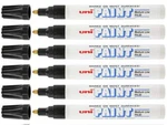 Uni-paint 63601 PX-20 Oil-based Permanent Marker, Medium Line, Black, 6-PACK New. Price: $24.94.