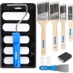 Paint Roller Kit, Brushes And 4 Inch Foam Small Set, I... New. Price: $35.24.