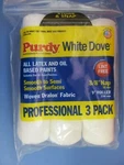 Purdy White Dove Roller Covers Package Of 3. 3/8" Nap X 9" Long. # 14B863000 New. Price: $12.29.