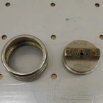 Devilbiss No. 704 Air Cap & Retaining Ring Used. Price: $31.90.