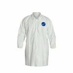 Dupont TY211SWHXL003000 Tyvek 400 Labcoat, White, Snap Front, Pack - New. Price: $168.00.