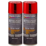 Duplicolor MC200 (2-PACK), Metalcast Paint, Red Anodized, 11 Oz Aerosol New. Price: $31.69.