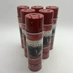 6 Cans Seymour Red Marking Paint ( 17 Oz. ) Safe For Grass Apwa Color Standards New. Price: $40.00.