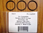3 Compatible Nordson 940191 O-rings / R&s 019NOV Material Fkm Viton New. Price: $12.00.