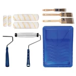 Kit, Brush & ROLLER,10 Piece Set, Wall Painting Naps For Profess New. Price: $24.71.