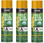 20-696 Stripe Athletic Golf & Turf Marker Spray Paint Yellow, 17 Oz, 3-PACK New. Price: $33.00.