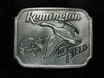 PD19112 Vintage 1980 **remington First The Field** Canada Goose Gun Buckle Unspecified. Price: $25.00.