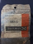 Devilbiss RAB-11 Fitting RAB11 New. Price: $45.00.