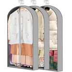 Bedroom Storage Garment Bags - 3 Pc Hanging Clothes Covers 40 50 Moth Proof New. Price: $51.99.
