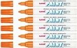 Uni-paint 63607 PX-20 Oil-based Permanent Marker, Medium Line, Orange, 6-PACK New. Price: $24.94.