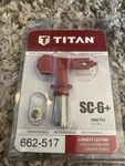 Titan 662-517 SC-6+ Reversible Airless Spray Gun Tip New. Price: $27.99.