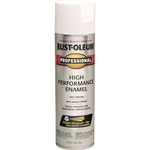 Rust-oleum 7590838 Enamel Spray Paint, Flat, White, 15 Oz, Can New. Price: $23.69.