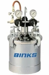 Binks 83C-221 Paint Pot- Pressure Tank, 2.8 Gallon Agitated, Dual Regulated New. Price: $1877.00.