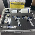 Eastwood Concours Pro Dual Paint Gun & Accessories Detail Equipment Tool Kit New. Price: $225.00.