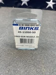 Binks Trophy Gun Fluid Nozzle 45-11050-50 .5MM LOT402.02.26 New. Price: $65.00.