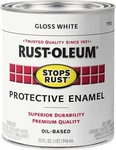 Rust-oleum 7792502 Stops Brush On Paint, Quart, Gloss White, 1 New. Price: $27.99.