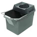 Rubbermaid Commercial Pail/strainer Combination, 15 Qt, Steel Gray New. Price: $34.25.