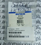 Binks 861020 Service Kit Lower Pump New!! Wow!!. Price: $49.00.
