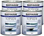 Rust-oleum 207000 Marine Coatings Topside Paint Semi-gloss White 32 Fl Oz 4 Pack New. Price: $109.99.