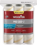 Wooster Brush RR727-9 Pro/doo-z Nap Paint Rollers, 3/8-INCH, 6-PACK White New. Price: $31.82.
