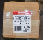 Husky Clear Polyethylene Sheeting Ft X 100 Mil CF0606C New. Price: $49.00.