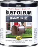 Rust-oleum 7215502 Stops Hammered Finish Brush Paint, Quart, Black New. Price: $34.80.