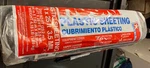 Husky Plastic Sheeting 10' X 25' 3.5 Millimeter Black 250SQ Paint Tarp Cover New. Price: $25.00.