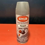 Krylon 51318 All-purpose Gray Interior And Exterior Decorator Primer 12 Oz. New. Price: $17.99.