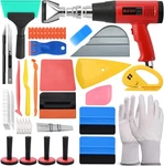 Newishtool Vinyl Wrap With Heat Gun, Car Kit, Felt Red. Price: $100.99.