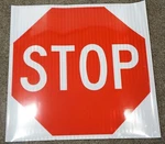 3930 3M High Intensity Prismatic 30"X30" Adhesive Stop Sign Decal Sticker .016" New. Price: $59.99.