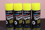 Keson Ultra-mark Fluorescent Spray Yellow 13 Oz. 4-PACK SP-16-Y New. Price: $33.44.