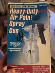Central Pneumatic 30224 Heavy Duty Air Paint Spray Gun, 3/8" Hose, 1/4" Npt 1QT Used. Price: $30.00.