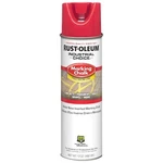 Rust-oleum 205235 Inverted Marking Chalk, 17 Oz, Aerosol, Red, Water -based New. Price: $9.69.