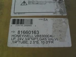 Honeywell 81660163 3/4" Lp Gas Valve 1/4" Tube 24V Burnham Boilers New. Price: $399.00.