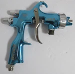 New Binks Trophy Series Hvlp Pressure Feed Paint Spray Gun P1 140PSI, P2 300 Open. Price: $359.95.