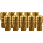 10 Pack Milton 715 Air Hose Couplers Style 1/4" Female Npt Threads New. Price: $49.99.