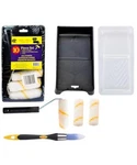 Bates- Paint Tray Set, 10 Pcs, 4-INCH Roller Kit, Small New. Price: $17.75.