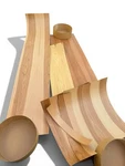 Hickory Wood Veneer Lot 3M Psa Adhesive Backed Mixed Sheets One Tube Used. Price: $99.00.