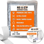 Re-u-zip Hook & Loop Barrier Kit Reusable Dust Containment System New. Price: $24.99.