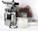 Devilbiss 2 Qt Pressure Feed Cup KB555 6' KB-4006 Hose Kit +9 KK-5053 Liners Open. Price: $646.00.