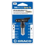 Graco Trueairless 311 Black/silver 0.011 Dia. In. Orifice Reversible Spray Tip New. Price: $38.22.