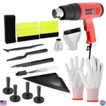 Ehdis Window Tinting Kit - Vinyl Wrap Tools, Heat Gun, Scraper, Squeegee, Gloves New. Price: $69.98.