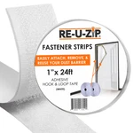Hook & Loop Dust Barrier Fastener Strips Re-u-zip New. Price: $12.95.