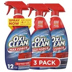 Oxiclean Max Force Laundry Stain Remover Spray, 12 Assorted Sizes Styles New. Price: $14.91.