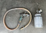 Graco Paint Sprayer Air Gun With Pressure Pot And Hose Used. Price: $99.95.