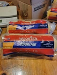 2PK Wooster R243-9 1-1/4" Nap Super/fab Roller Covers New. Price: $20.00.